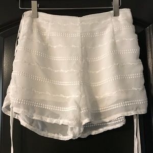 White Sheer Festival Shorts